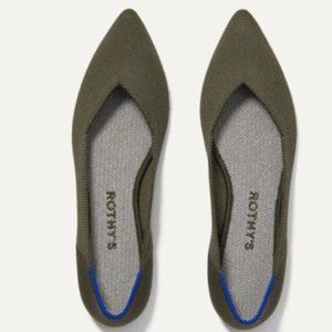 Rothy’s The Point Womens Flats Cypress Size 10